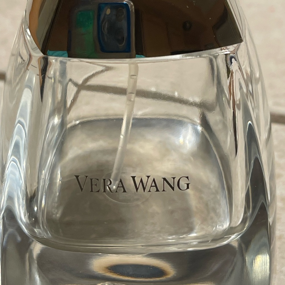 (EMPTY BOTTLE) VERA WANG PERFUME GLASS BOTTLE 3.4OZ 100ML - Picture 5 of 9